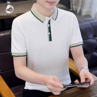Áo Polo Nam UMA LIMITED Viền Cổ Xanh Thêu Alex Chất Liệu Vải Cotton Cá Sấu Kiểu Dáng Basic ULA58