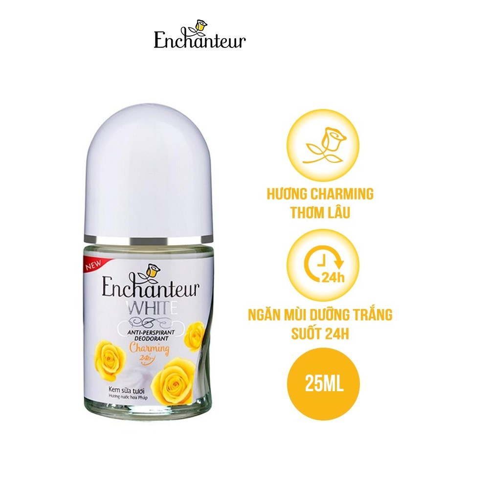[HB GIFT] Lăn khử mùi Enchanteur 25ml (giao mùi ngẫu nhiên)