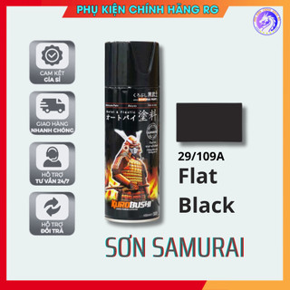 Sơn xe máy samurai  29/109A màu đen nhám(đen mờ)