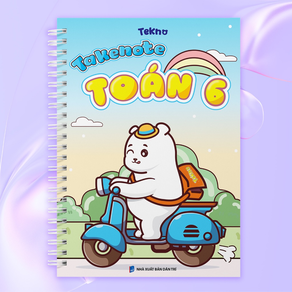 Sách - Sổ Tay Takenote Toán 6 Áp Dụng Phương Pháp Học Tập Đổi Mới Kèm Quà Tặng Sổ Sketchnote và TKB