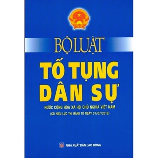 Sách - Bộ Luật Tố Tụng Dân Sự - NXB Lao Động