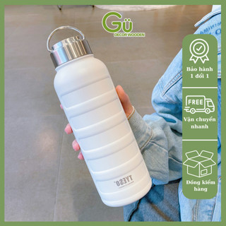 Bình giữ nhiệt có quai tyeso inox 304 cao cấp 1000ml, giữ được đồng thời nóng và lạnh trên 8h