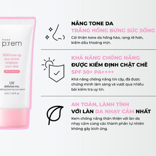 Kem chống nắng MAKE P:REM