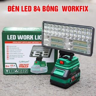 Đèn pin tích điện để bàn siêu sáng himoki có cổng sạc điện thoại, đèn led dùng pin tích điện chân pin phổ thông