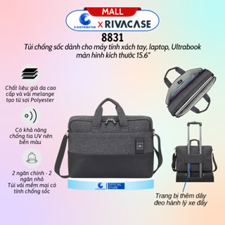 [HỎA TỐC] Túi xách Rivacase 8831 dành cho Laptop 15.6" - Hàng chính hãng - Bảo hành 24 tháng
