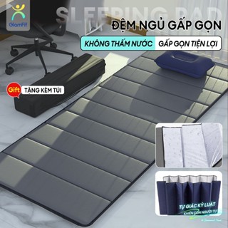 Nệm gấp ngủ trưa văn phòng loại dày chiếu dã ngoại nệm kí túc xá thảm ngủ trưa Có túi đựng, nhẹ và dễ dàng mang theo