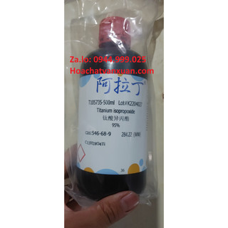 HC Titanium isopropoxide CAS 546-68-9 C12H28O4Ti aladdin T105735 lọ 500ml Titanium(IV) isopropoxide