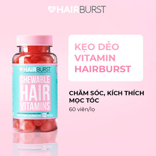  Kẹo dẻo chăm sóc kích thích mọc tóc Hairburst Chewable Hair Vitamins 60 viên 96g 