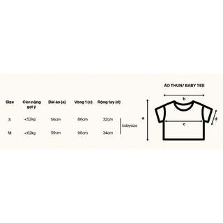 Áo thun baby tee basic MONÁ - CINDY