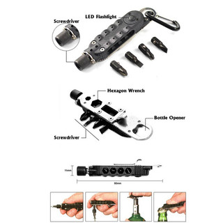 Móc khóa đa năng Get-A-Way Driver 9094, dụng cụ 5 trong 1