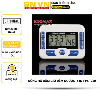 Đồng hồ bấm giờ đếm ngược 4 in 1 PS-360