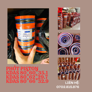 PHỚT PISTON THỦY LỰC KDAS 80*60*35.1 KDAS 80*66*32.9; 80*62*29.7 LOẠI 5 MIẾNG KDAS Piston Seal kdas 60*80