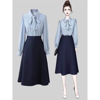  Chân Váy Xoè Công Sở Có Túi 2 Bên Dài Qua Gối mã CV24 