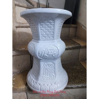 Đôn kê chậu cây gốm sứ Gia Hưng Bát Tràng H40