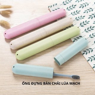 Ống đựng bàn chải lúa mạch du lịch nhỏ gọn, hộp đựng bàn chải lúa mạch tiện lợi
