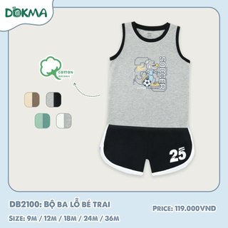Bộ ba lỗ/ sát nách Dokma DB2100