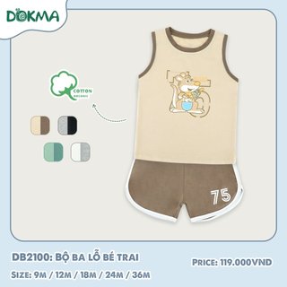 Bộ ba lỗ/ sát nách Dokma DB2100