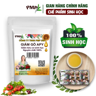 Giấm Gỗ Sinh Học APY PMP Kháng Đốm Lá, Đốm Đen, Phấn Trắng Cho Hoa Hồng, Rau Sạch, Cây Cảnh 100ml