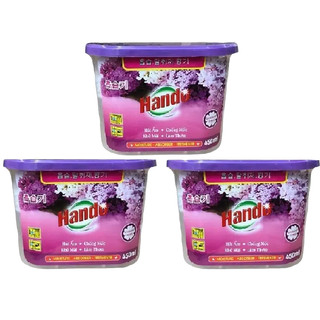 Bộ 3 bình hút ẩm khử mùi ẩm mốc Hando 450ml/hộp