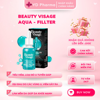 Tinh Chất Xóa Nếp Nhăn, Dưỡng Da Trắng Hồng BEAUTY VISAGE Aqua-filler hyaluronic 30ML| YD Pharma