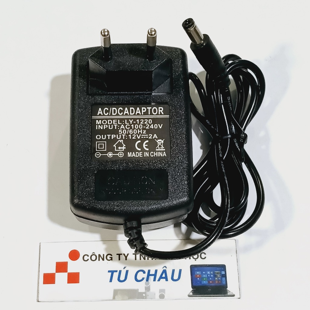 Adapter DC 12V - 2A  / Đầu cắm 5.5mm x 2.1mm