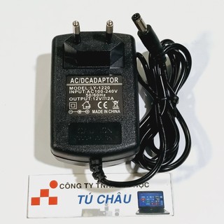 Adapter dc 12v - 2a / đầu cắm 5.5mm x 2.1 ~ 2.5mm