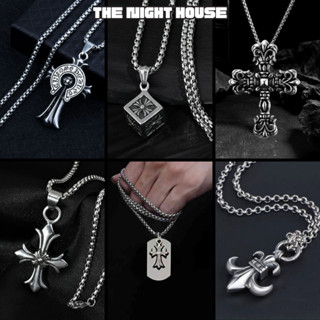  Vòng Cổ Nam Nữ Chrome Heart Unisex Dây Chuyền Màu Bạc Titan Đẹp Phụ Kiện Thời Trang- Vòng Cổ Chrome Heart Tổng Hợp 