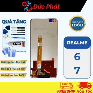 Màn Hình Realme 6 / 7  Zin New (Tặng kèm bộ sửa và keo dán)