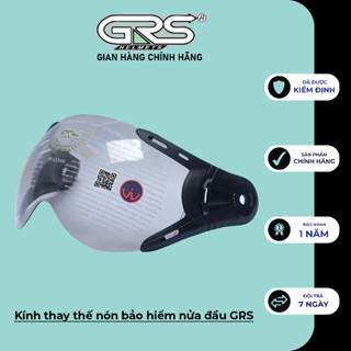 Kính thay thế cho nón bảo hiểm nửa đầu GRS