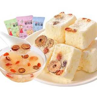Combo 10 gói Súp yến mạch nấm trắng/Súp tổ yến và nấm trắng chà là đỏ đông khô không cần nấu siêu tiện lợi