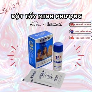 Bột tẩy tóc Minh Phượng Bleach chính hãng, Bột tẩy tóc khử vàng tại nhà Moon Hair, bột tẩy trắng tóc