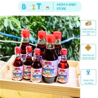Nước mắm cá cơm lê gia cho bé ăn dặm dung tích 60-200ml, nước mắm ăn dặm cho bé nhạt muối