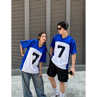 ⚡️ RẺ VÔ ĐỊCH ⚡️ Áo Thun Nam Nữ In Số 7 Form Rộng Tay Lỡ Chất Vải Bóng Chiếu Thấm Hút Mặc Đôi Cặp Nhóm - Unisex