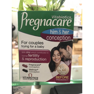 Viên uống hỗ trợ thu thai Pregnacare Him&Her hộp 60 viên