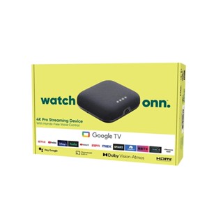 Google TV Box Onn 4K Pro  Micro Tích Hợp Rảnh Tay Google Cast Netflix Dolby Vision