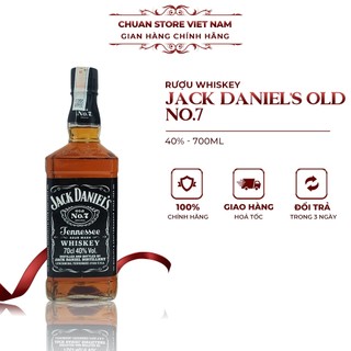 Rượu Whiskey Jack Daniel's Old No.7 40% 700ML nhập khẩu chính hãng