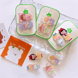 Set 2 kẹp - cột tóc cho bé nhiều mẫu dễ thương