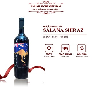 Rượu vang Úc chát Salana Shiraz 14,5% 750ML nhập khẩu chính hãng