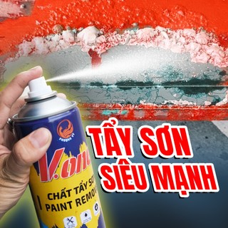 Tẩy sơn bình xịt cực mạnh chuyên dùng tẩy sơn trên kim loại, kính, gạch, chất tẩy sơn nhanh, mạnh