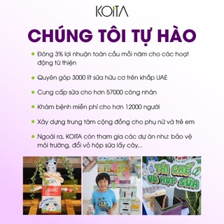 Sữa bò Lactose Free ít béo Koita 1L