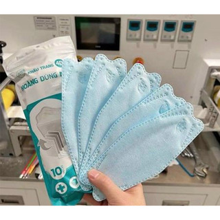 Túi 10 cái khẩu trang y tế 4 lớp kf94 kháng khuẩn loại 1 - hoàng dũng