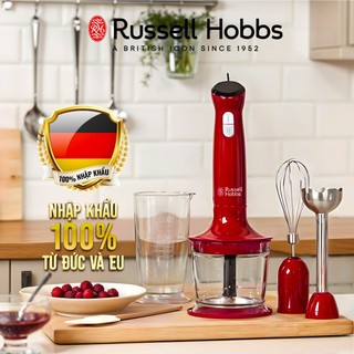 Máy xay cầm tay 3 trong 1 russell hobbs desire 24700-56 500w 700ml màu đỏ