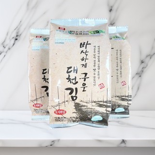 Lá rong biển ướp nước tương và mầm lúa mạch hữu cơ, rong biển hàn quốc cao cấp