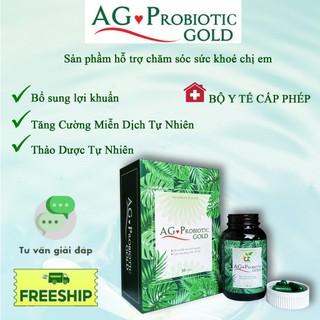 Ag probiotis gold hỗ trợ giảm khí hư -huyết trắng ngăn ngừa viêm phụ khoa