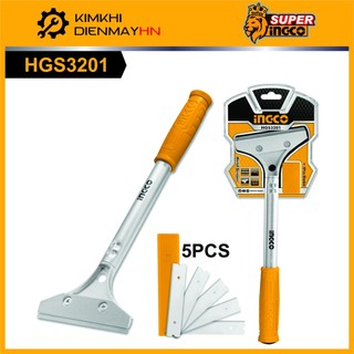 Dao cạo sơn cán dài 30cm ingco hgs3201