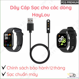 Dây cáp sạc đồng hồ xiaomi haylou ls01/ ls02/ ls05 l05s/ rt2 ls10/rs4 ls12/ rs4 plus/rs4 ls16/gst ls09b/ rt3