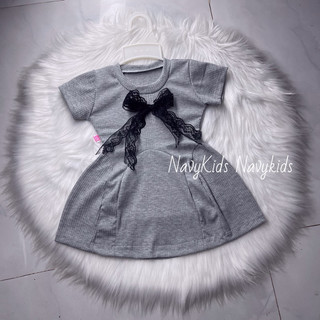 Đầm bé gái nơ ren xinh xắn