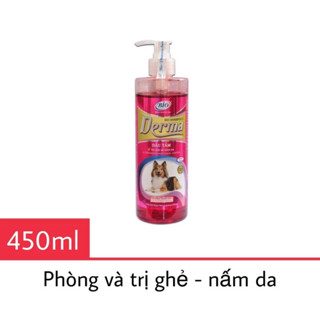 Xà bông tắm Bio Derma 450ml - Sữa tắm ngừa ve, ghẻ, nấm da, xà mâu cho chó mèo