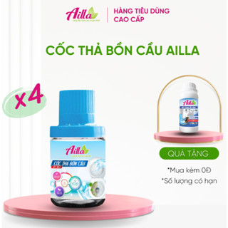 Cốc Thả Bồn Cầu Ailla Lọ Thả Bồn Cầu Hương Sả Chanh, Hỗ Trợ Giảm Khuẩn Sạch Sẽ Cho Phòng Tắm Nhà Vệ Sinh
