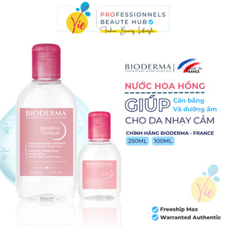 Nước hoa hồng Bioderma Sensibio Toner Nước cân bằng dưỡng ẩm cho da nhạy cảm
